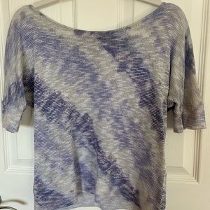 INC top with shimmer